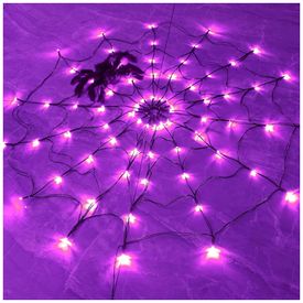 Pisca-Pisca-Teia-de-Aranha-80-LED-com-8-Modos-para-Decoracao-foto-0