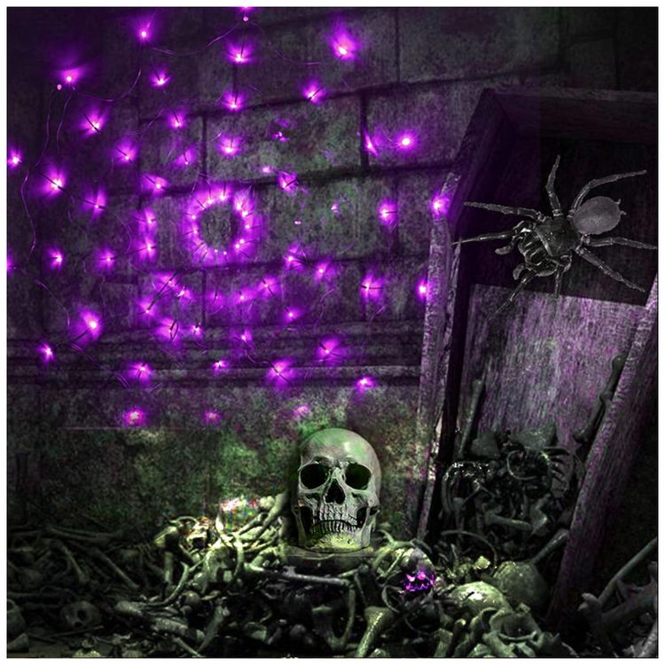 Pisca-Pisca-Teia-de-Aranha-80-LED-com-8-Modos-para-Decoracao-foto-2