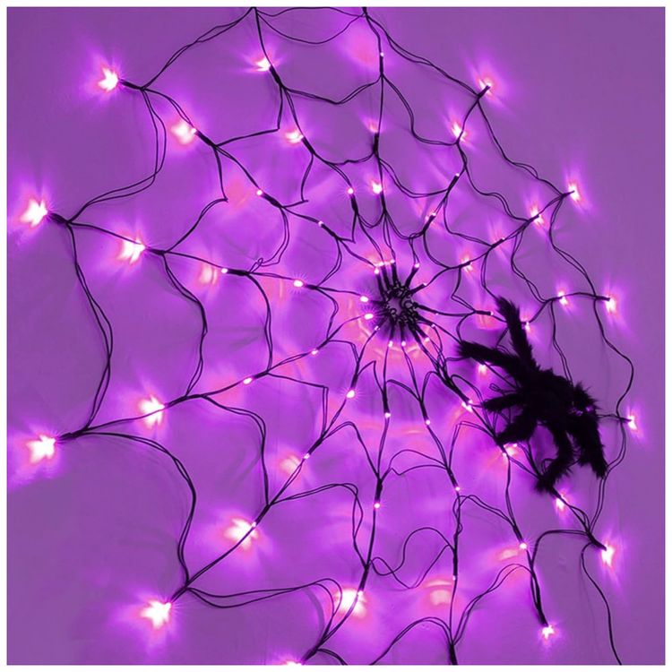 Pisca-Pisca-Teia-de-Aranha-80-LED-com-8-Modos-para-Decoracao-foto-3