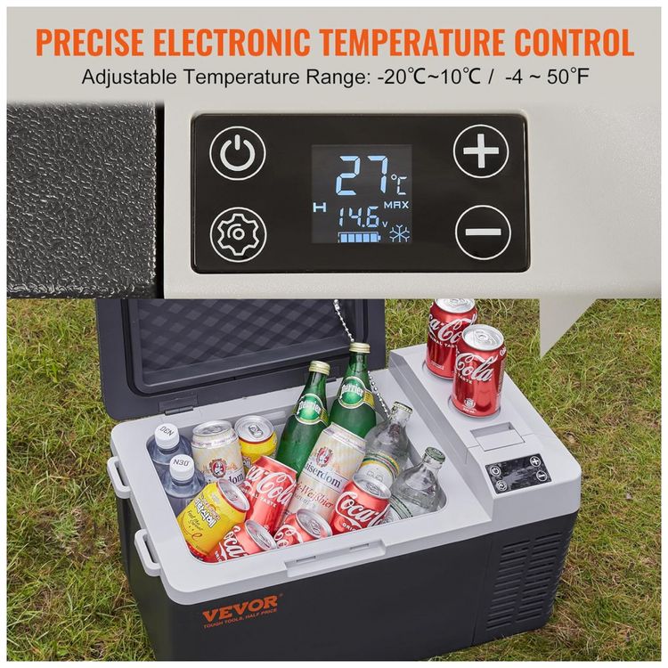 Geladeira-Portatil-19-L-para-Carro-Zona-Unica-12V-Vevor-foto-2