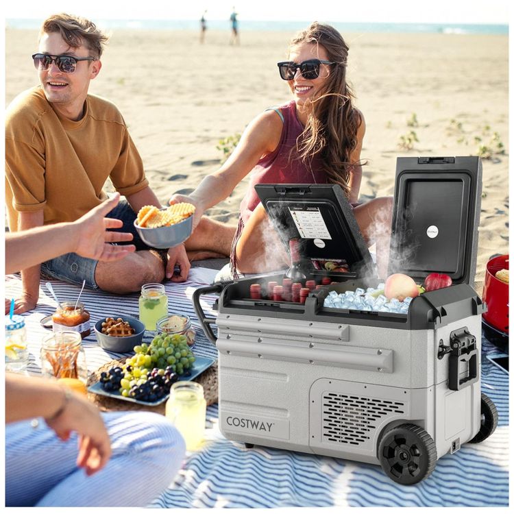 Geladeira-Portatil-37L-de-Zona-Dupla-e-Temperatura-Unica-foto-1