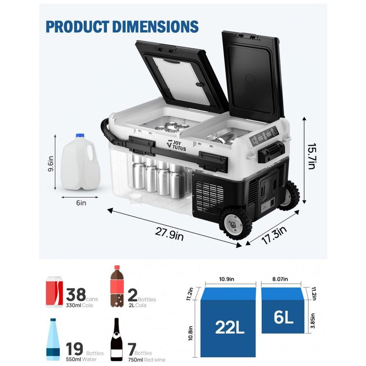 Geladeira-Portatil-39L-com-Modo-Sorvete-e-Zona-Dupla-12V-foto-5