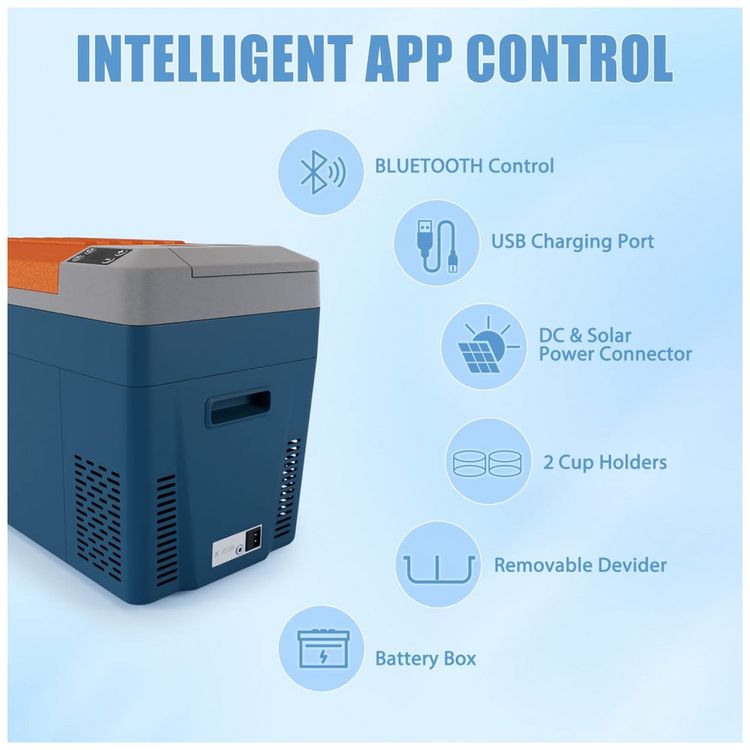 Geladeira-Portatil-Recarregavel-30L-com-Controle-Via-APP-e-foto-3