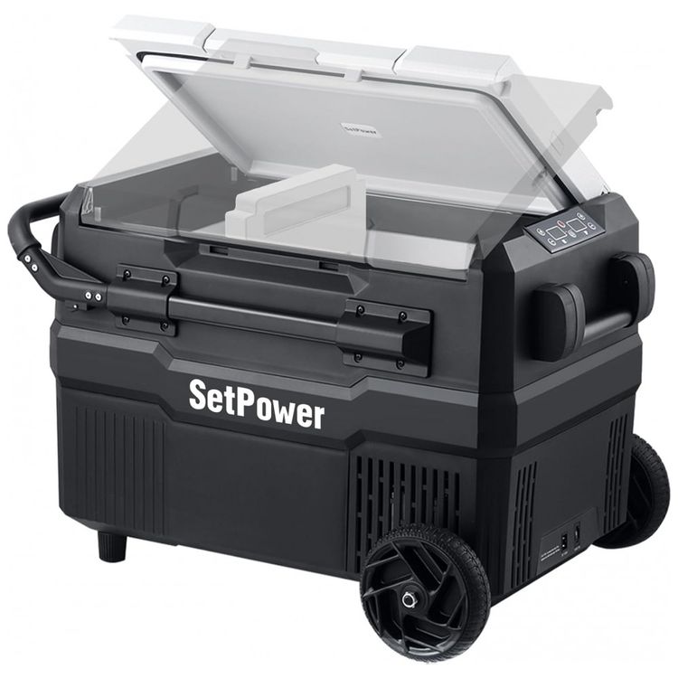 Geladeira-e-Congelador-Portatil-43L-para-Carros-12-24V-DC-foto-0