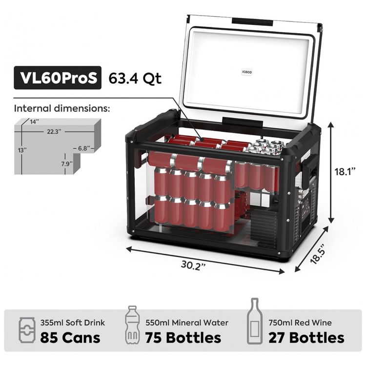Geladeira-Portatil-60L-com-Tampa-Multifuncional-12-24-V-AC-foto-3