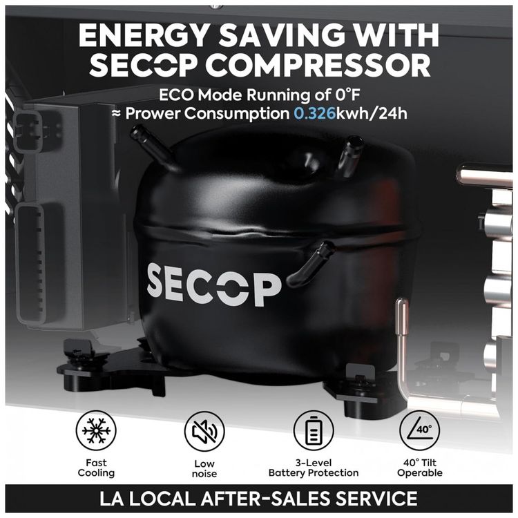 Geladeira-Portatil-55L-com-Compressor-SECOP-DC-12-24V-AC-foto-1