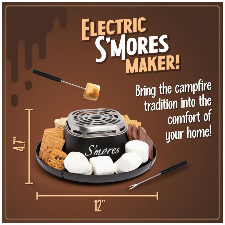 Grill-Eletrico-para-Marshmallow-e-Biscoitos-com-2-Garfos-foto-1