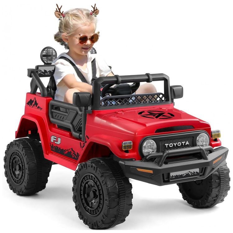 Carro-Eletrico-Infantil-Toyota-FJ40-a-Bateria-12V-com-Luzes-foto-0