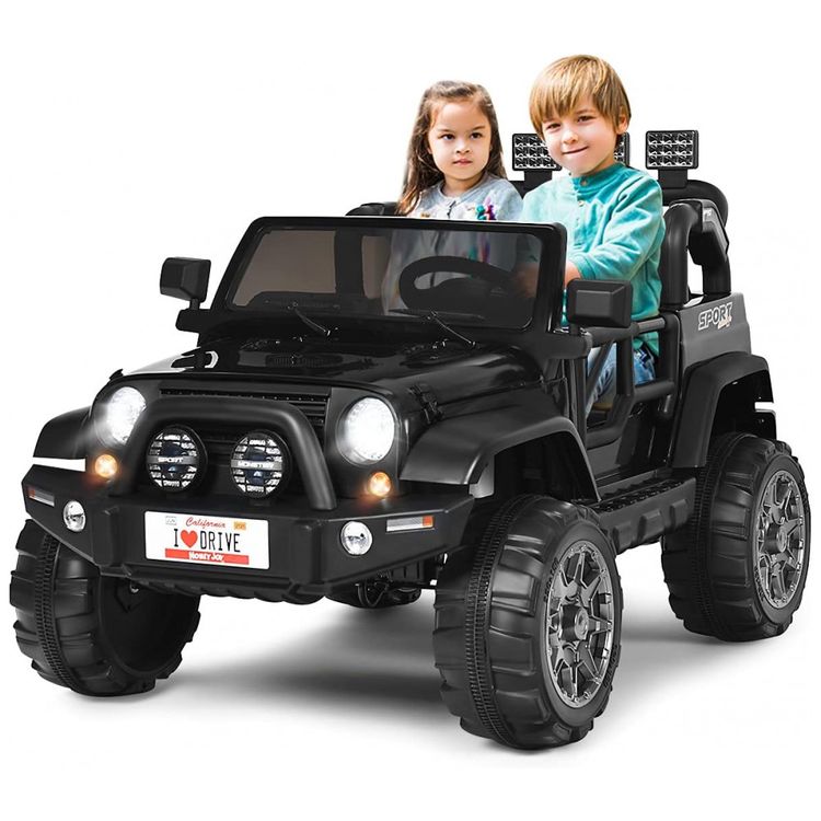 Carro-Eletrico-Infantil-Off-Road-a-Bateria-12V-com-Luz-LED-foto-0