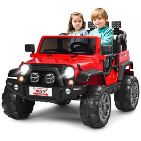 Carro-Eletrico-Infantil-Off-Road-a-Bateria-12V-com-Luz-LED-foto-0
