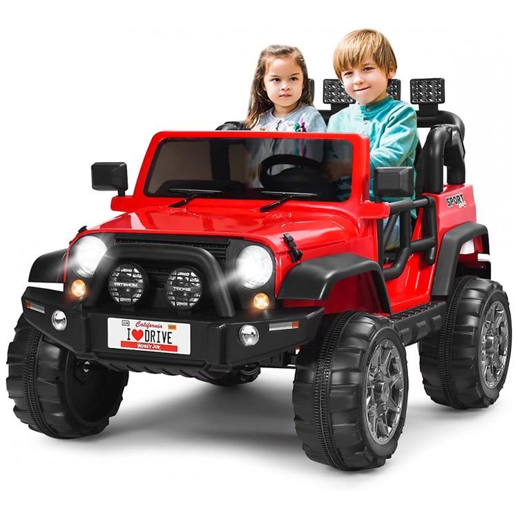Carro-Eletrico-Infantil-Off-Road-a-Bateria-12V-com-Luz-LED-foto-0