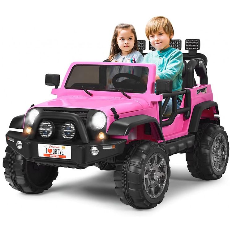 Carro-Eletrico-Infantil-Off-Road-a-Bateria-12V-com-Luz-LED-foto-0