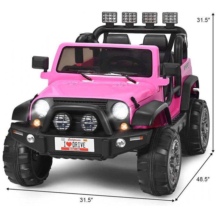 Carro-Eletrico-Infantil-Off-Road-a-Bateria-12V-com-Luz-LED-foto-5