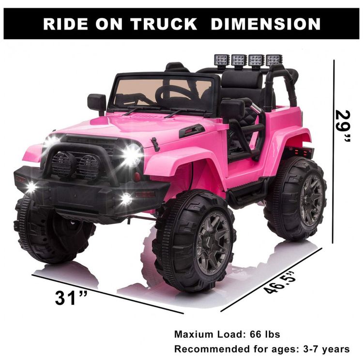 Carro-Eletrico-Infantil-a-Bateria-12V-com-MP3-Suspensao-de-foto-3