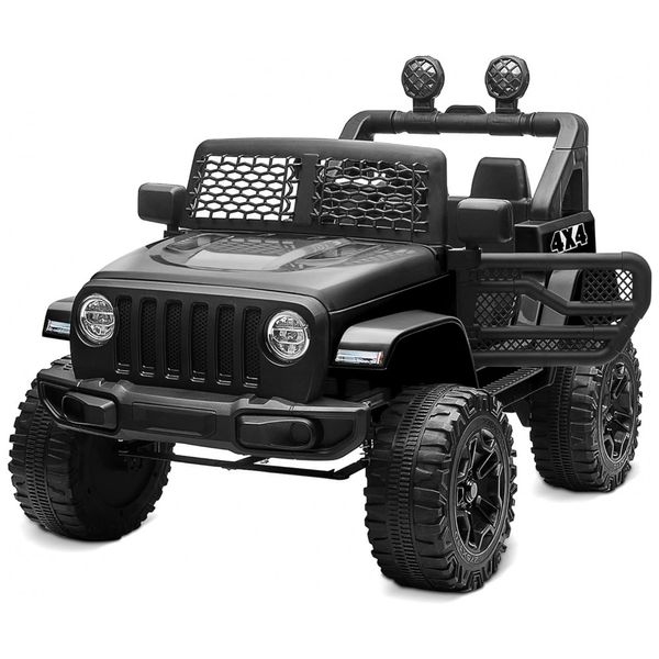 Carro-Eletrico-Infantil-a-Bateria-12V-com-2-Assentos-Luzes-foto-0
