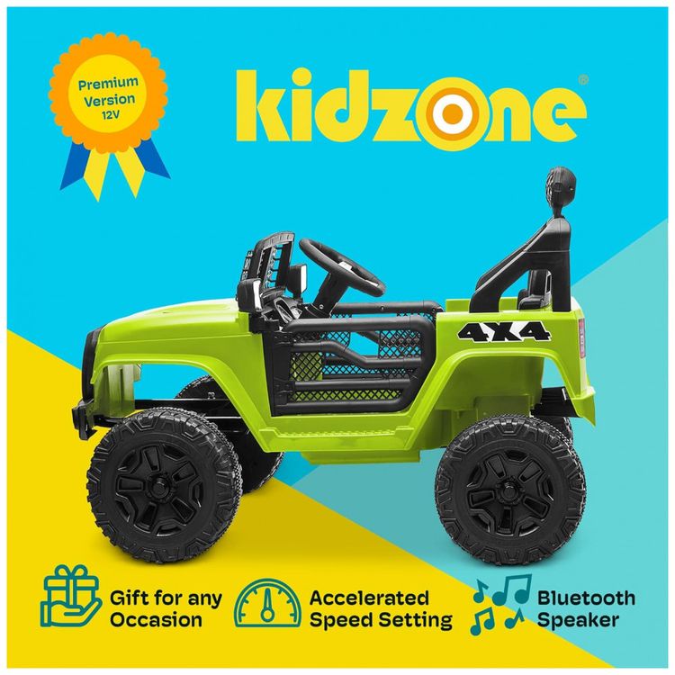 Carro-Eletrico-Infantil-a-Bateria-12V-com-2-Assentos-Luzes-foto-1