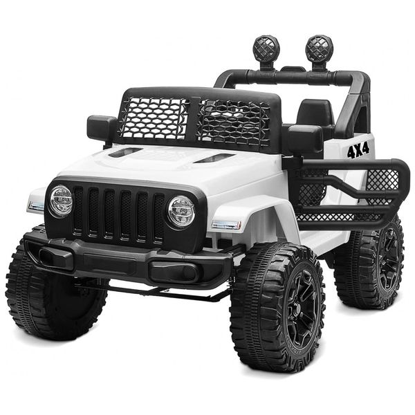 Carro-Eletrico-Infantil-a-Bateria-12V-com-2-Assentos-Luzes-foto-0