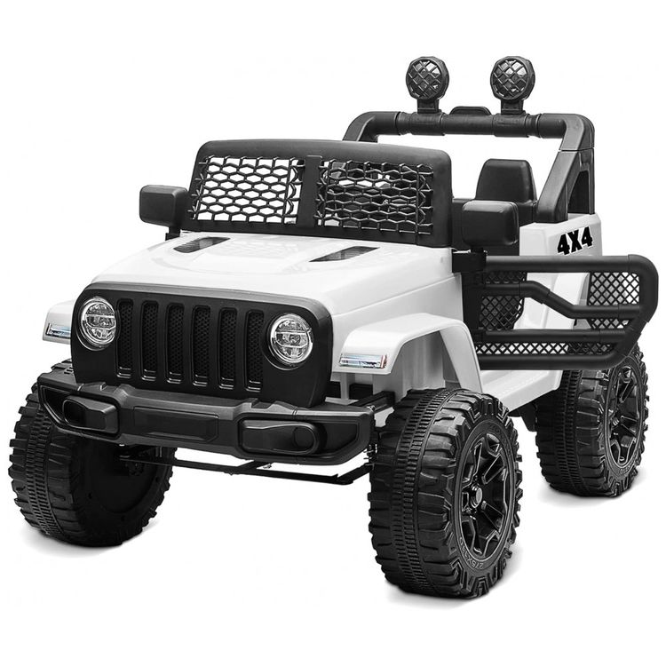 Carro-Eletrico-Infantil-a-Bateria-12V-com-2-Assentos-Luzes-foto-0
