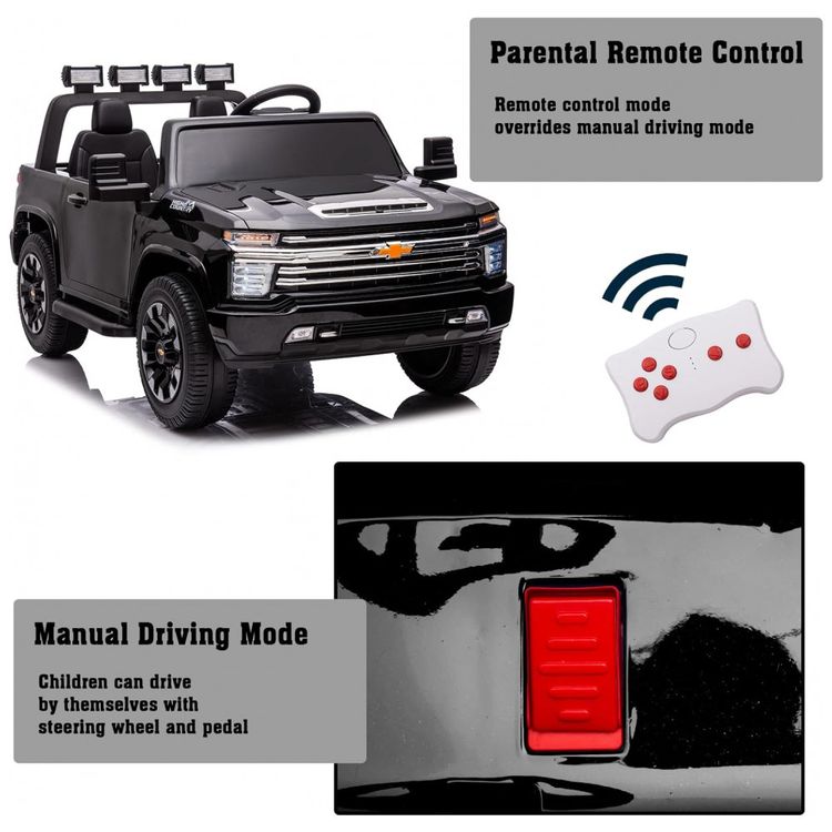 Carro-Eletrico-Infantil-Chevrolet-a-Bateria-24V-com-2-foto-3