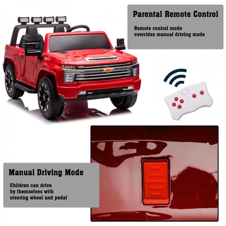 Carro-Eletrico-Infantil-Chevrolet-a-Bateria-24V-com-2-foto-3