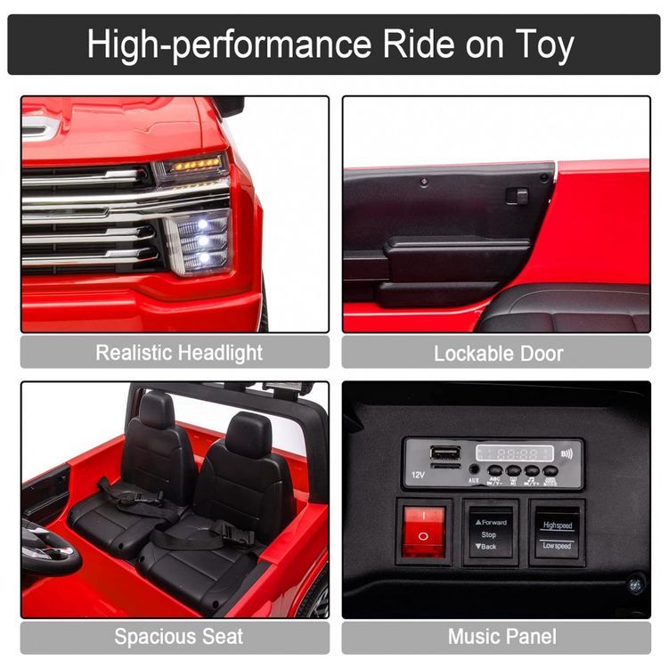 Carro-Eletrico-Infantil-Chevrolet-a-Bateria-24V-com-2-foto-4