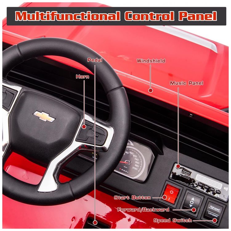 Carro-Eletrico-Infantil-Chevrolet-a-Bateria-24V-com-2-foto-5