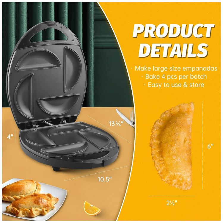 Maquina-para-Fazer-Empanada-com-Molde-Prensa-4-Un-por-Vez-foto-3