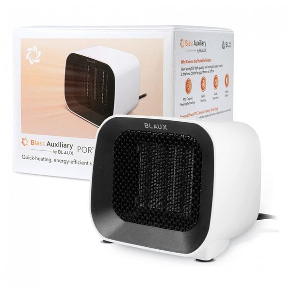 Aquecedor de Cerâmica Elétrico Portátil, 400W, 110v, BLAUX 30785, Branco