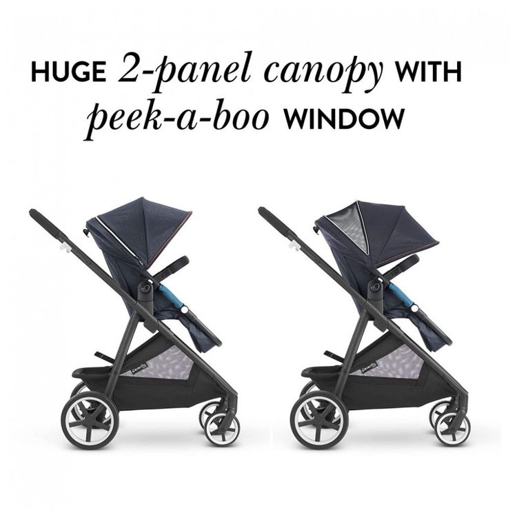 Carrinho-de-Bebe-com-Cadeira-para-Carro-Inteligente-Evenflo-foto-1