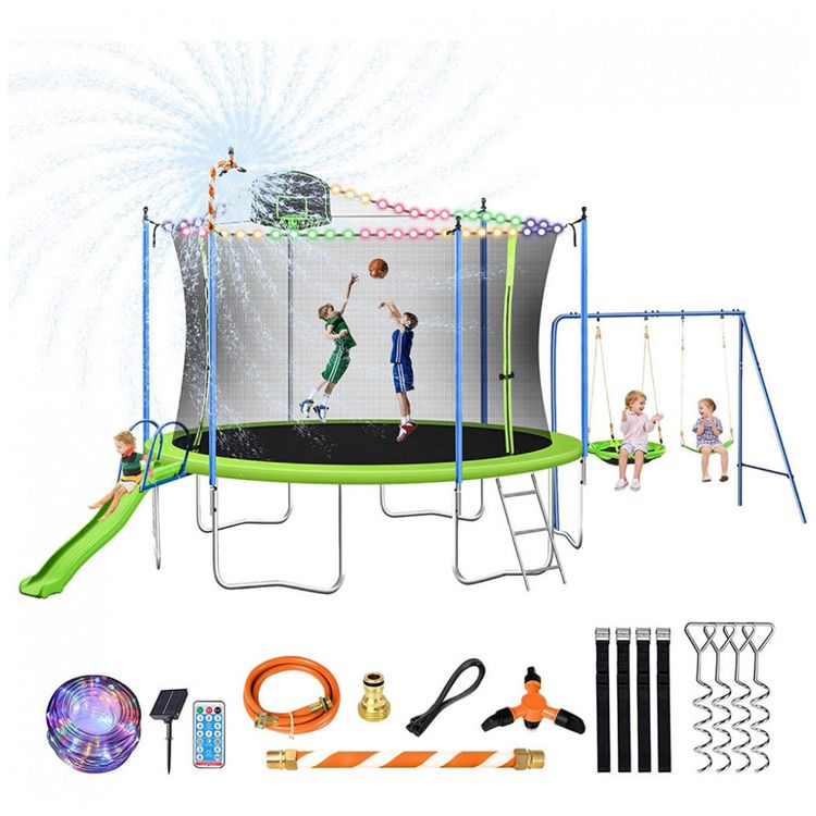 Cama-Elastica-Capacidade-ate-10-kg-com-Cesta-de-Basquete-foto-0