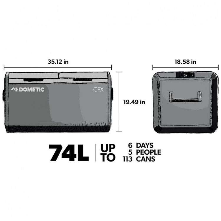 DOMETIC-CFX3-75-Litros-Refrigerador-e-Congelador-Portatil-foto-1