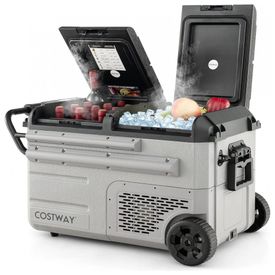 Refrigerador-de-carro-COSTWAY-com-rodas-refrigerador-foto-0