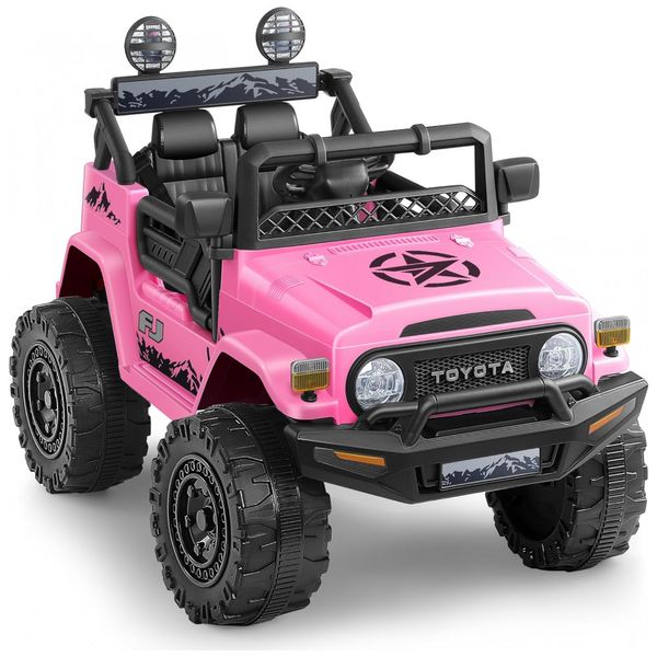 Carro-Eletrico-Infantil-Toyota-FJ40-a-Bateria-12V-com-Luzes-foto-0