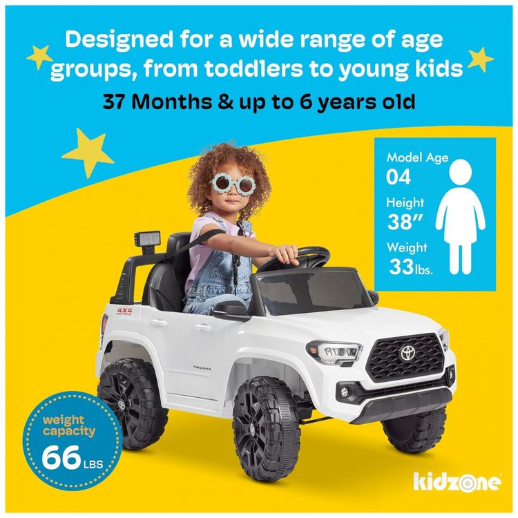 Carro-Eletrico-Infantil-Toyota-Tacoma-a-Bateria-12V-com-MP3-foto-4