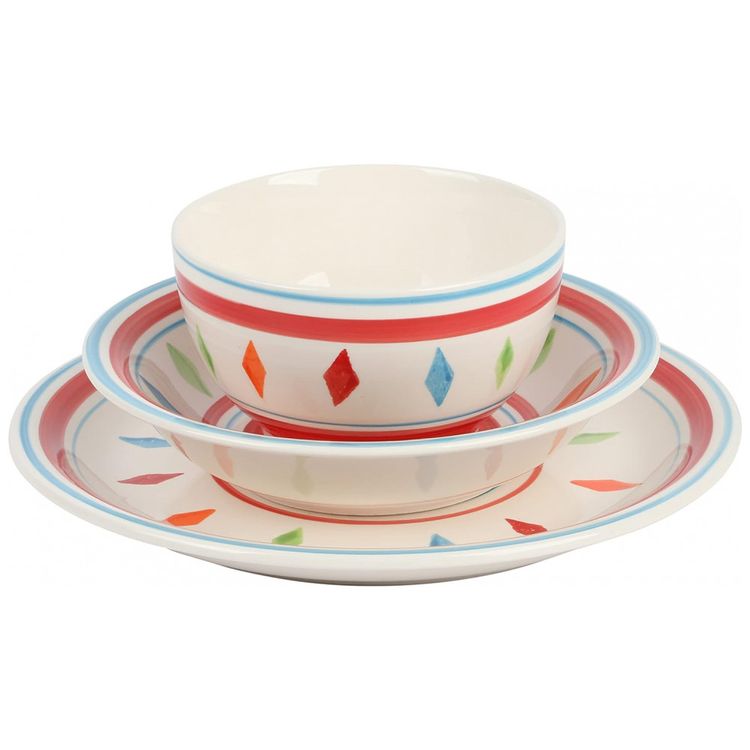 Aparelho-de-Jantar-com-12-Pecas-em-Ceramica-Pintadas-a-Mao-foto-2