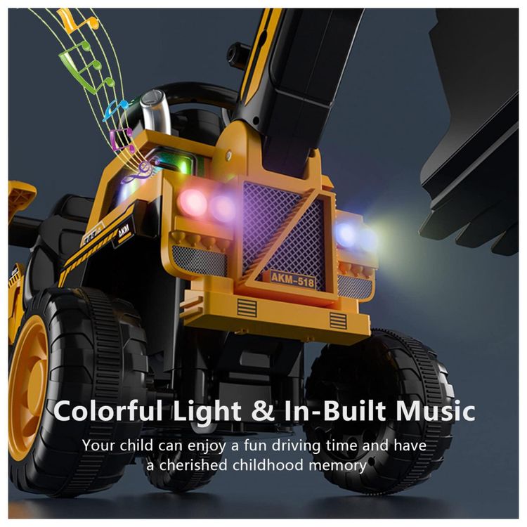 Escavadeira-Infantil-com-Musica-e-Luz-LED-para-Criancas-de-3-foto-3