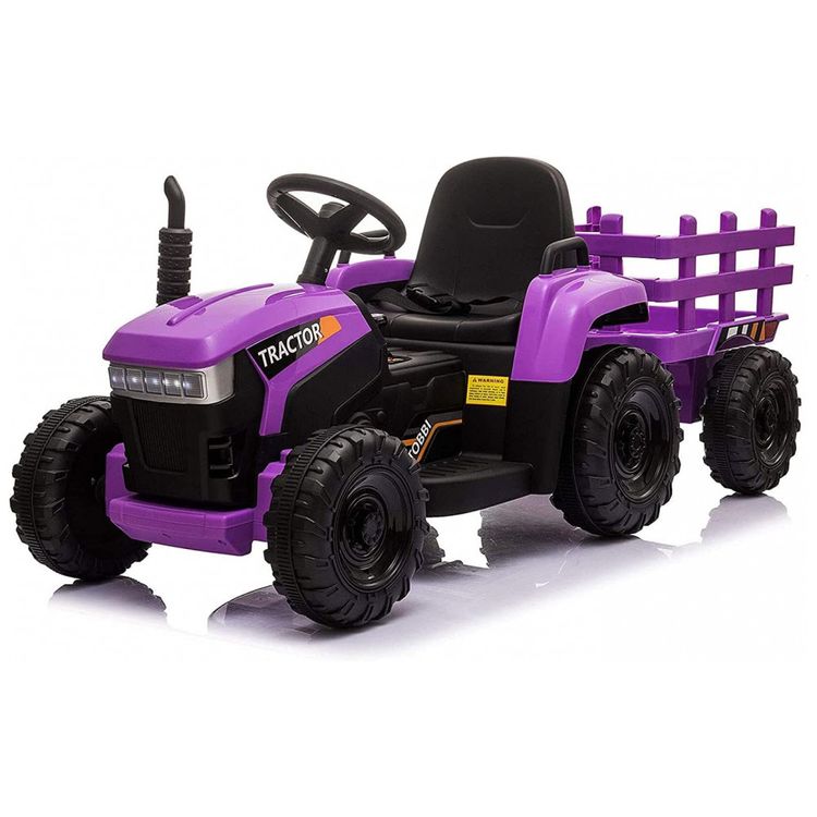 Trator-Eletrico-Infantil-com-Reboque-e-Motores-Duplos-de-35W-foto-0