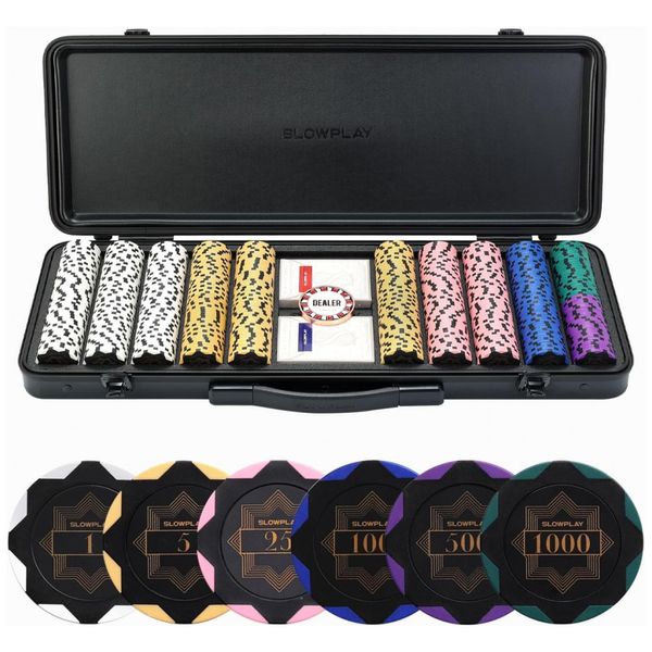 Maleta-de-Poker-com-Detalhes-em-Couro-e-500-Fichas-Numeradas-foto-0