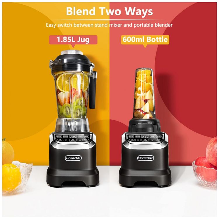 Liquidificador-de-Bancada-1.8L-com-Garrafa-de-Viagem-de-foto-1