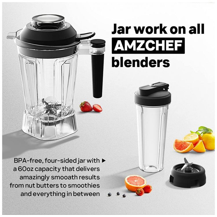 Liquidificador-de-Bancada-1.8L-com-Garrafa-de-Viagem-de-foto-2