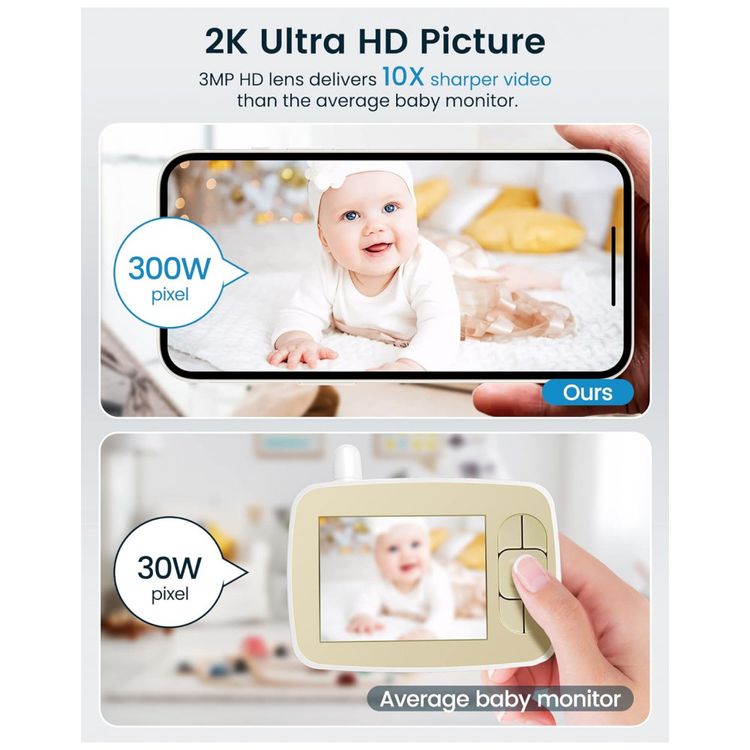 Camera-de-Seguranca-2K-Wi-Fi-para-Monitor-de-Bebe-ou-App-com-foto-3