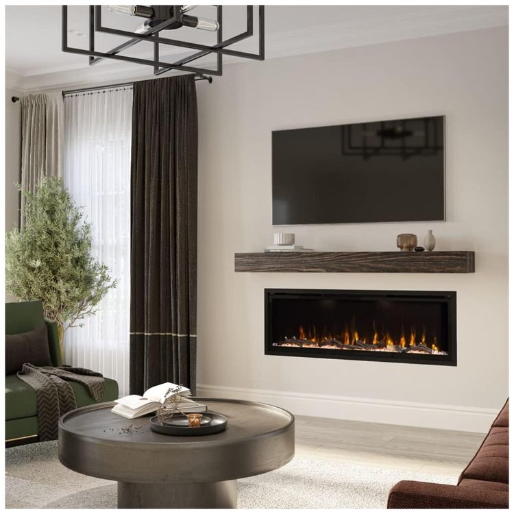 Lareira-Eletrica-de-Embutir-A44x152L-com-Controle-por-APP-e-foto-2