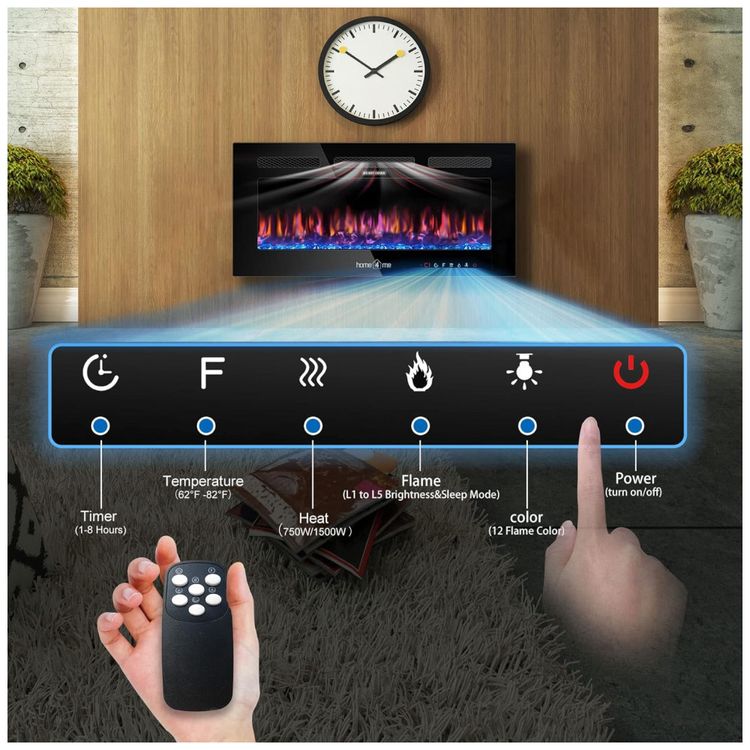 Lareira-Eletrica-de-Embutir-A43x127L-com-Controle-Remoto-foto-5