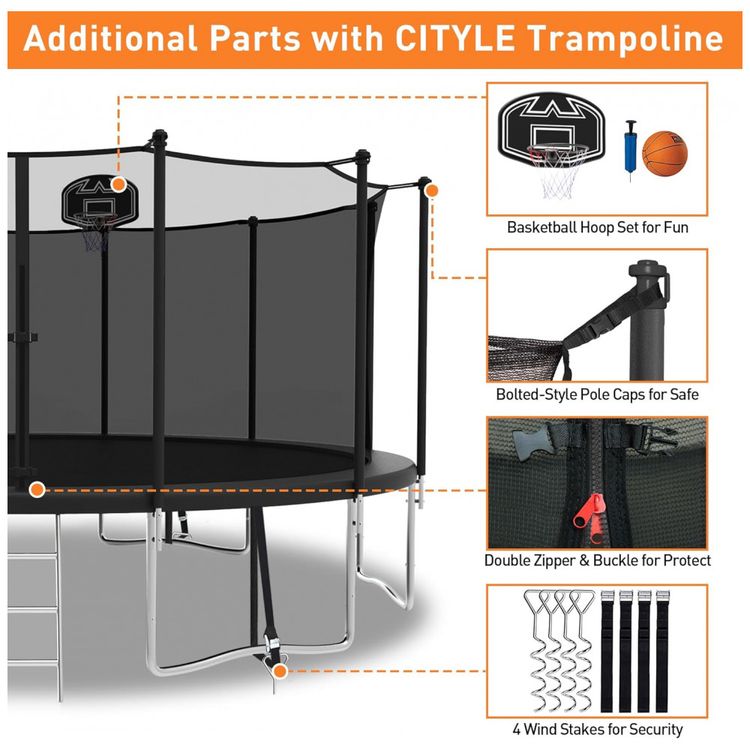 Cama-Elastica-Capacidade-ate-680-kg-com-Cesta-de-Basquete-foto-5