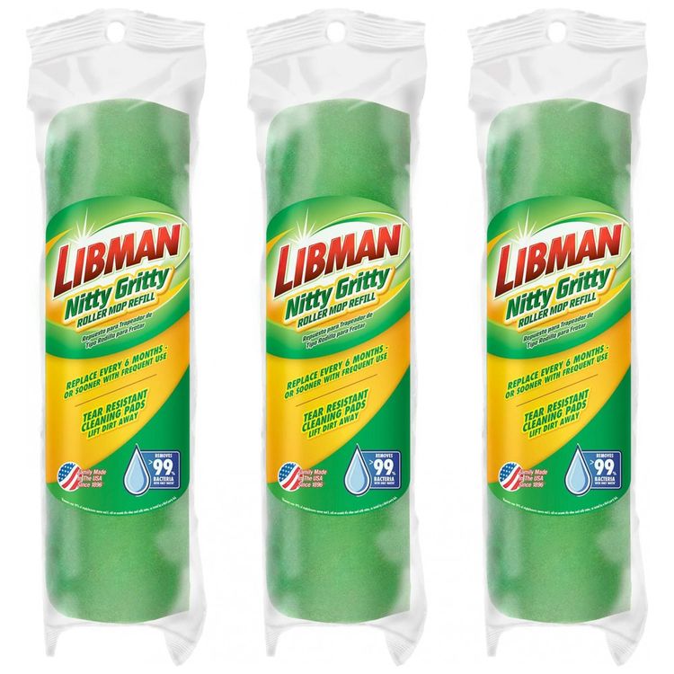 Refil-Rodo-Mop-Libman-Nitty-Gritty-3-Unidades-Verde-e-foto-0