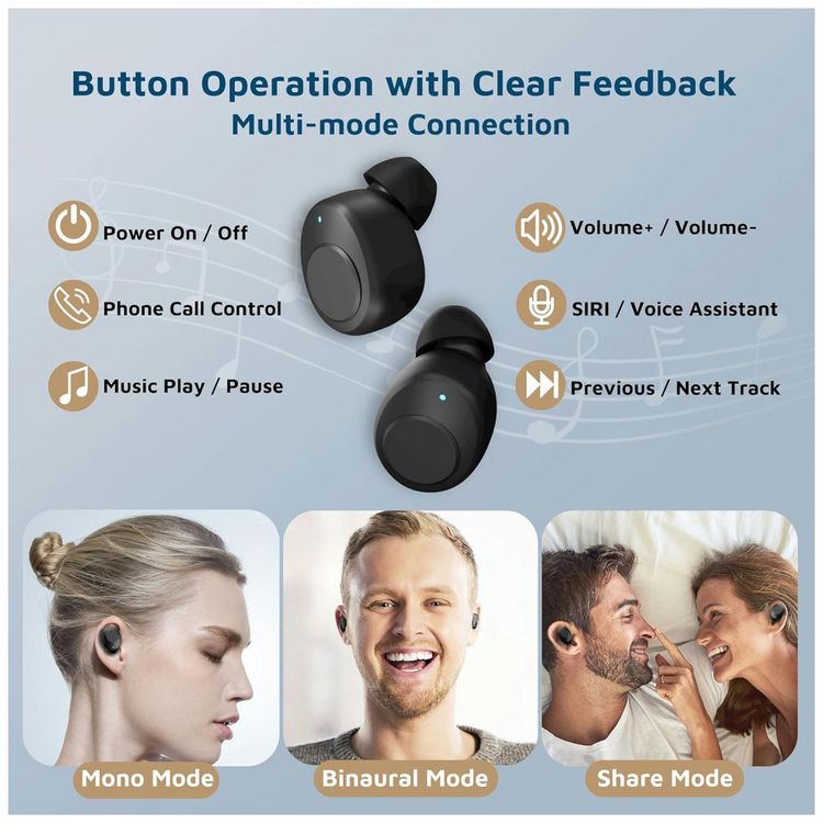 Fones-de-Ouvido-Bluetooth-com-Estojo-de-Carregamento-foto-1