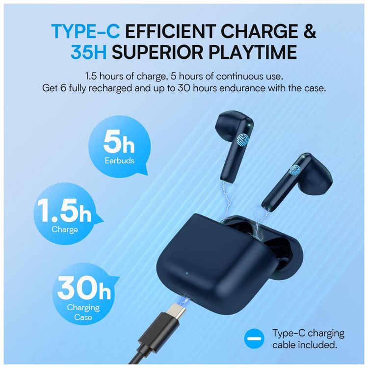 Fones-de-Ouvido-Bluetooth-com-Estojo-de-Carregamento-e-35H-foto-5