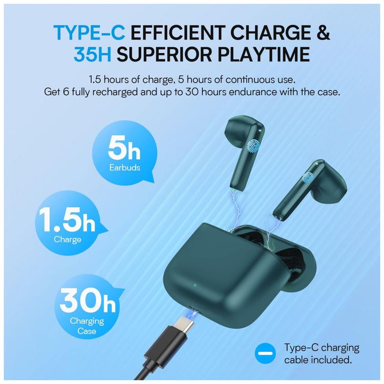 Fones-de-Ouvido-Bluetooth-com-Estojo-de-Carregamento-e-35H-foto-5