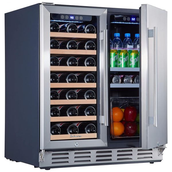 Adega-Climatizada-com-Zona-Dupla-para-33-Garrafas-e-104-foto-0