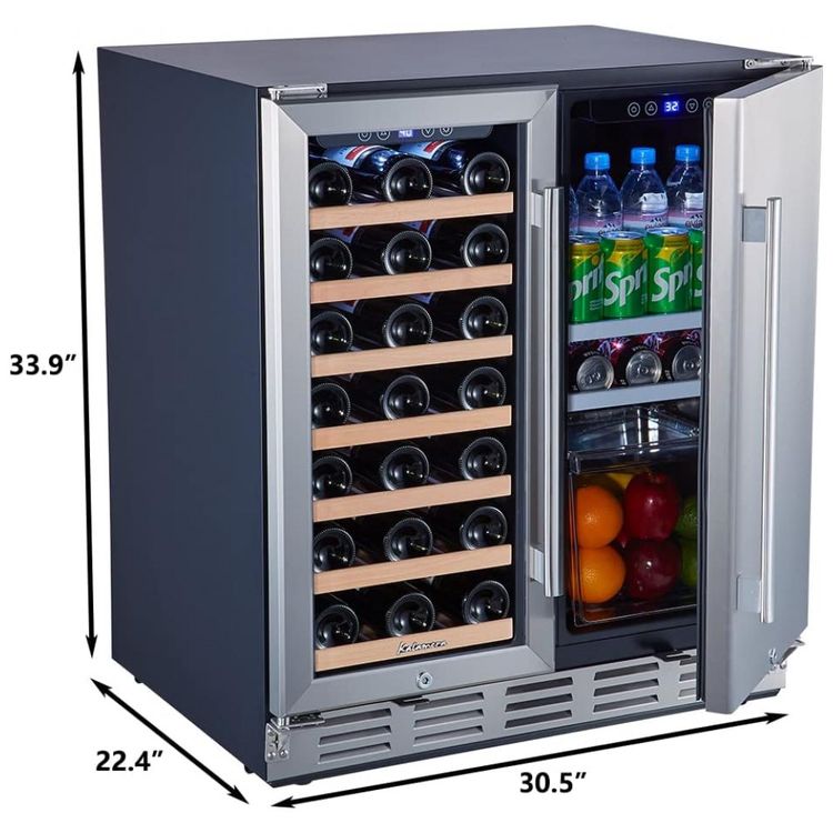 Adega-Climatizada-com-Zona-Dupla-para-33-Garrafas-e-104-foto-2